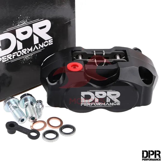 Simson CNC Bremssattel 4-Kolben Schwarz – DPR Performance