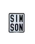 Simson Show Kennzeichnen / Nummernschild 3D-Druck - SIM SON
