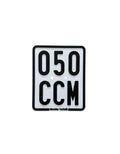 Simson Show Kennzeichnen / Nummernschild 3D-Druck - 050 CCM