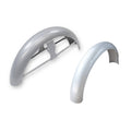 Simson Schutzblech-Set vorne & hinten mit Strebe – Silber