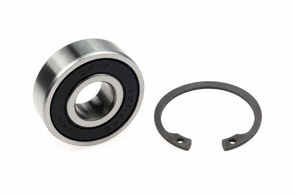 Kugellager 6203 2RS + Sicherungsring 40x1,75 – Set für Simson Hinterradantrieb Mitnehmer