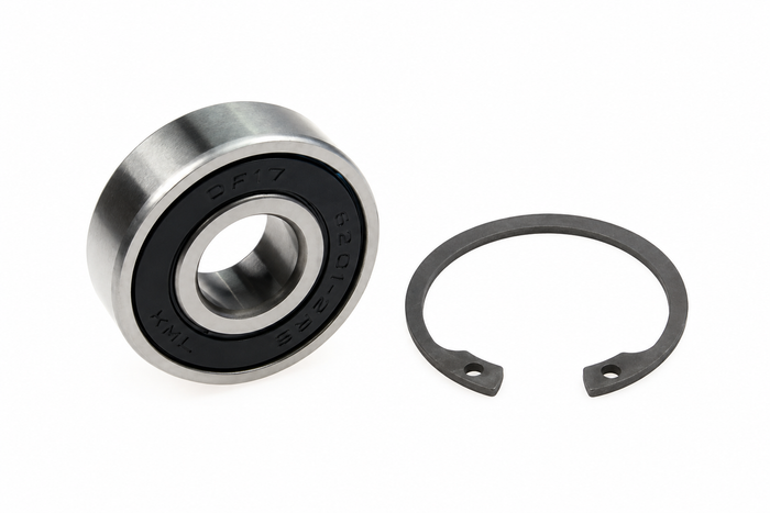 Kugellager 6203 2RS + Sicherungsring 40x1,75 – Set für Simson Hinterradantrieb Mitnehmer